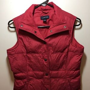 Lands end women’s goose down vest